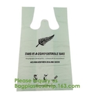 bolsos de basura abonablees biodegradables de la maicena del fabricante, bolso biodegradable de la película del estiércol vegetal, bio disponible abonable