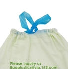 Bolso de basura biodegradable abonable de encargo de la maicena el 100%, verduras frescas plásticas abonablees del PLA que empaquetan el bolso PBAT