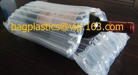 los bolsos de la almohada del amortiguador de aire, aire inflable llenaron el bolso de la almohada, bolso recycable a prueba de choques de la botella de cristal de la almohada del aire, bagplastics