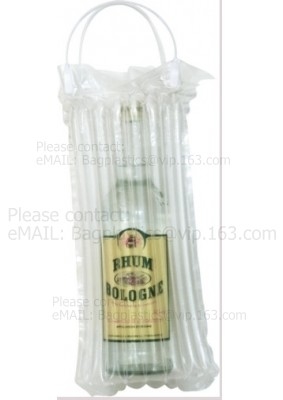 los bolsos de la almohada del amortiguador de aire, aire inflable llenaron el bolso de la almohada, bolso recycable a prueba de choques de la botella de cristal de la almohada del aire, bagplastics