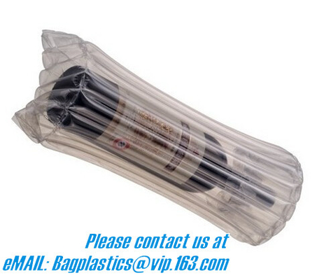 los bolsos de la almohada del amortiguador de aire, aire inflable llenaron el bolso de la almohada, bolso recycable a prueba de choques de la botella de cristal de la almohada del aire, bagplastics