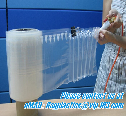 los bolsos de la almohada del amortiguador de aire, aire inflable llenaron el bolso de la almohada, bolso recycable a prueba de choques de la botella de cristal de la almohada del aire, bagplastics
