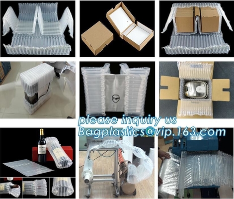 los bolsos de la almohada del amortiguador de aire, aire inflable llenaron el bolso de la almohada, bolso recycable a prueba de choques de la botella de cristal de la almohada del aire, bagplastics