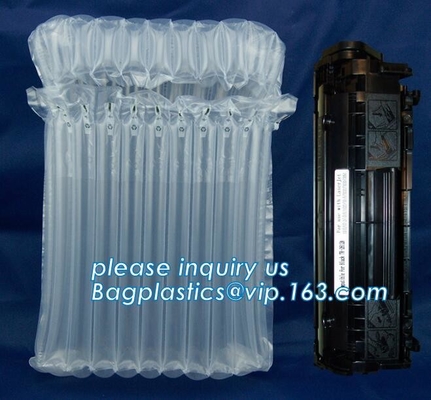 los bolsos de la almohada del amortiguador de aire, aire inflable llenaron el bolso de la almohada, bolso recycable a prueba de choques de la botella de cristal de la almohada del aire, bagplastics