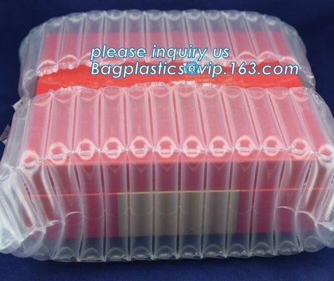 los bolsos de la almohada del amortiguador de aire, aire inflable llenaron el bolso de la almohada, bolso recycable a prueba de choques de la botella de cristal de la almohada del aire, bagplastics