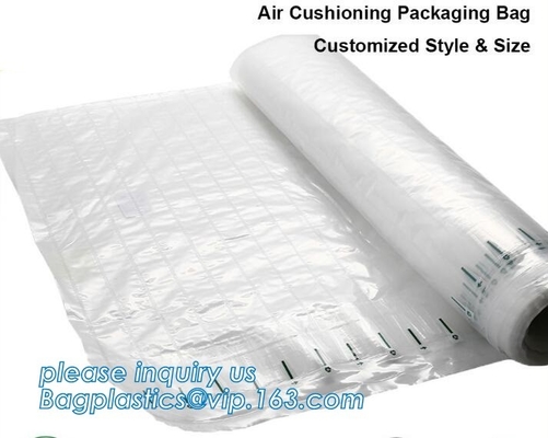 los bolsos de la almohada del amortiguador de aire, aire inflable llenaron el bolso de la almohada, bolso recycable a prueba de choques de la botella de cristal de la almohada del aire, bagplastics