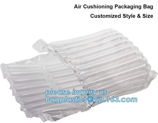 los bolsos de la almohada del amortiguador de aire, aire inflable llenaron el bolso de la almohada, bolso recycable a prueba de choques de la botella de cristal de la almohada del aire, bagplastics