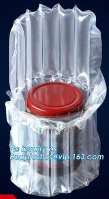 los bolsos de la almohada del amortiguador de aire, aire inflable llenaron el bolso de la almohada, bolso recycable a prueba de choques de la botella de cristal de la almohada del aire, bagplastics