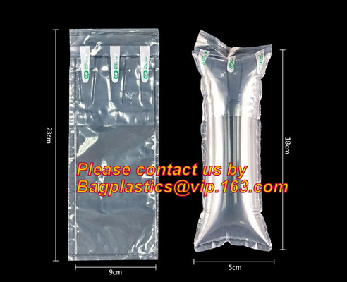 Airbag inflable para la botella de vino, bolso a prueba de golpes protector del amortiguador del transporte del airbag de la botella de vino que empaqueta,