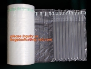 Los airbagues plásticos transparentes del paquete el 15cm del limpiabotas del proveedor de China ruedan para empaquetar (anchura: protección de aire del vino del amortiguador de los 3cm) co