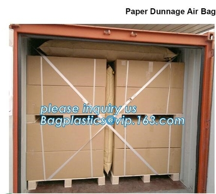 el aire inflable del envase llenó el bolso del balastro de madera de la almohada para el envase, bolso de la almohada del aire del relleno del cartón, aire P del balastro de madera del envase