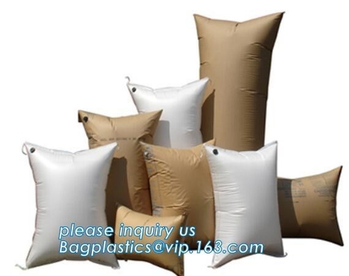 el aire inflable del envase llenó el bolso del balastro de madera de la almohada para el envase, bolso de la almohada del aire del relleno del cartón, aire P del balastro de madera del envase