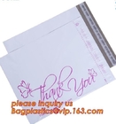 Bolsos polivinílicos del anuncio publicitario de Logo Printed White Color DHL UPS del mensajero del sello adhesivo plástico de encargo de Mailing Bag Self, BAGPLASTICS, PA