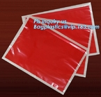 La parte posterior adhesiva clara, lista de embalaje/bolsas del sobre de la etiqueta de envío, bolso del mensajero del sobre del sello expresa vagos de envío de encargo
