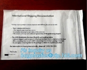 Lista de embalaje del documento de la seguridad del Uno mismo-sello, sobre expreso de la lista de embalaje de la factura de UPS TNT, bolso incluido de la hoja de ruta del sobre