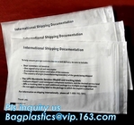 Lista de embalaje del documento de la seguridad del Uno mismo-sello, sobre expreso de la lista de embalaje de la factura de UPS TNT, bolso incluido de la hoja de ruta del sobre