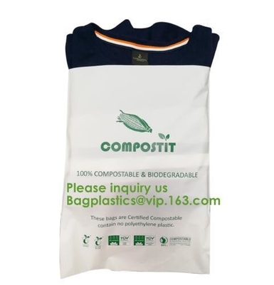 El bio correo degradable de EN13432 el 100% empaqueta al mensajero abonable de encargo Bags, Eco del PLA PBAT reutilizable recicla el correo abonable