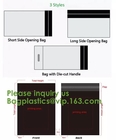 Mensajero plástico abonable biodegradable Shipping Envelope Custom Matte Black Corn Mailers Bag Bagplastics Bageas