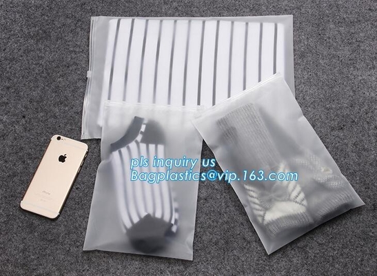 Embalaje de archivos de documentos Embalaje de carrete deslizante biodegradable, bolsas Coex, cerradura translúcida con cremallera