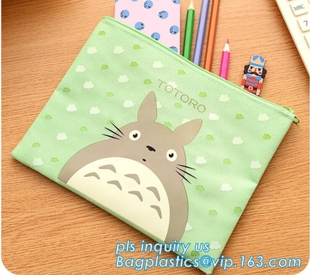 Caja del filtro del lápiz de la lona de la capacidad grande del color sólido de las muchachas de los muchachos, pencilcase de las fuentes de escuela de la caja de la pluma del bolso del lápiz de los efectos de escritorio