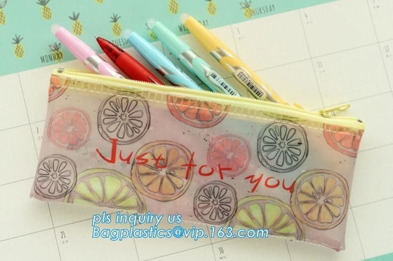Caja del filtro del lápiz de la lona de la capacidad grande del color sólido de las muchachas de los muchachos, pencilcase de las fuentes de escuela de la caja de la pluma del bolso del lápiz de los efectos de escritorio