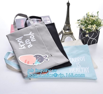 Bolso del lápiz de los efectos de escritorio de la lona, bolsos cosméticos de la caja del filtro de Pen Pencil Case Stationery Pouch de la lona de la cremallera, lona de encargo Stati