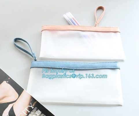 La caja de lápiz personalizada del neopreno, bolso del lápiz del neopreno, bolso del lápiz del PVC de Transparant de la cremallera, imprimió el zippe del PVC del marco de la foto
