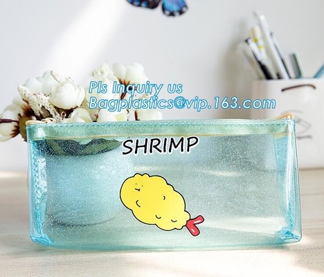 Bolso frotsed claro plástico reciclable que empaqueta, bolso del PVC de Matte Vinyl Slider k de la cremallera del resbalador para el empaquetado de la ropa