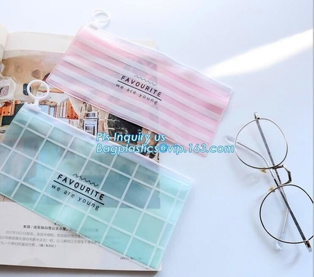 Bolso claro del PVC k del vinilo de la bolsa del PVC de la cremallera del resbalador, bolso del resbalador para el bolso de empaquetado del vinilo de la cremallera del resbalador de la ropa interior para el coágulo