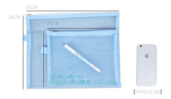 Bolso con la cremallera del resbalador, bolso de empaquetado del sider de la cremallera del metal del vinilo del pvc del gancho, paquete del PVC/EVA Plastic Promotion Gift Packaging