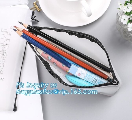 bolsos para las plumas de los lápices, bolsos helados del resbalador de la cremallera de la manta de la cremallera de EVA del vinilo para el embalaje de la ropa, bolso del lápiz de la escuela/printi