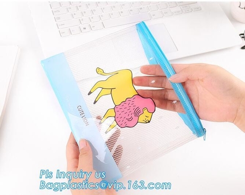 bolso profesional de la cremallera del pvc del bolso del resbalador del vinilo de la cremallera, bolso de la cremallera del PVC del bolso de Clear Vinyl Slider del fabricante, aduana del cierre superior de cremallera