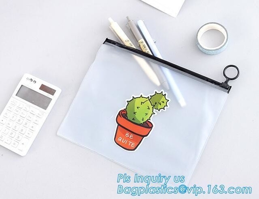 Bolso para el logotipo de goma de encargo, bolso del lápiz del tejido de poliester, bolso del lápiz del poliéster del lápiz del silicón para el estudiante, lápiz de goma