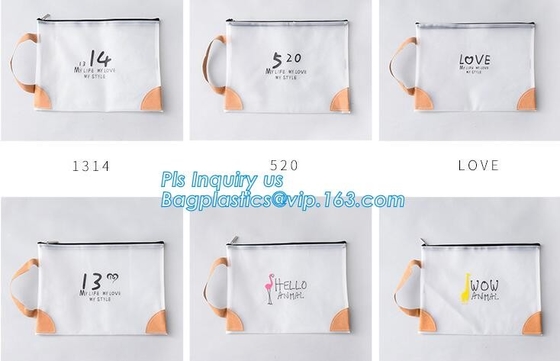 Bolso para el logotipo de goma de encargo, bolso del lápiz del tejido de poliester, bolso del lápiz del poliéster del lápiz del silicón para el estudiante, lápiz de goma