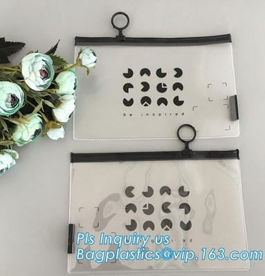 bolso del resbalador de la cremallera del vinilo del bolso de la cremallera del pvc del vinilo para los efectos de escritorio, cosmético, bolso de la cremallera del vinilo del bolso del resbalador para el bikini, cremallera de la diapositiva