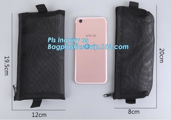 bolso del resbalador de la cremallera del vinilo del bolso de la cremallera del pvc del vinilo para los efectos de escritorio, cosmético, bolso de la cremallera del vinilo del bolso del resbalador para el bikini, cremallera de la diapositiva