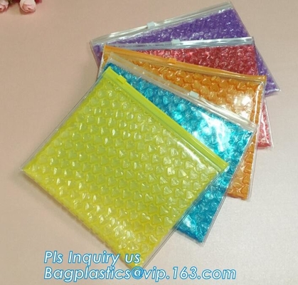 bolso del resbalador de la cremallera del vinilo del bolso de la cremallera del pvc del vinilo para los efectos de escritorio, cosmético, bolso de la cremallera del vinilo del bolso del resbalador para el bikini, cremallera de la diapositiva