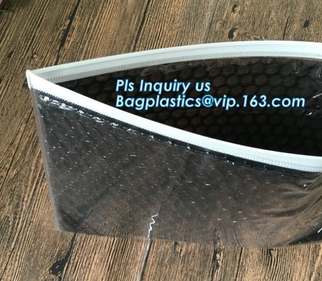 bolso del resbalador de la cremallera del vinilo del bolso de la cremallera del pvc del vinilo para los efectos de escritorio, cosmético, bolso de la cremallera del vinilo del bolso del resbalador para el bikini, cremallera de la diapositiva