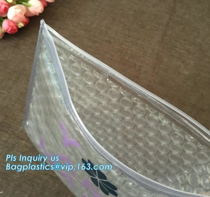 bolso impreso de la cremallera del resbalador/bolso que embala plástico de la cerradura transparente de la cremallera para el fichero, ropa, bufanda/la bolsa de plástico, pvc de la cremallera del resbalador