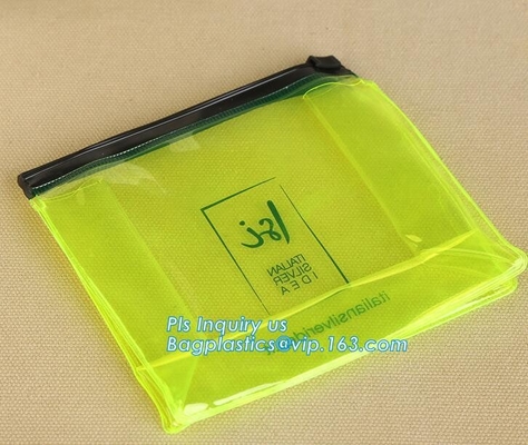 Caja plástica de la cremallera del resbalador de los bolsos de la ropa de EVA, cremallera lateral impresa de encargo del resbalador de la hoja del guesset, diapositiva de empaquetado que se puede volver a sellar