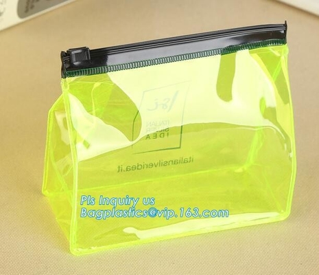 Caja plástica de la cremallera del resbalador de los bolsos de la ropa de EVA, cremallera lateral impresa de encargo del resbalador de la hoja del guesset, diapositiva de empaquetado que se puede volver a sellar