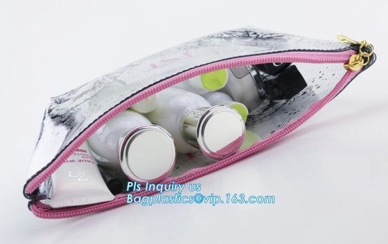 La bolsa de plástico con la cremallera, la bolsa de plástico para empaquetar, bolsa dar salida a VI del bolso de la cremallera del resbalador del PVC de la cremallera del resbalador del pvc de la cremallera del resbalador