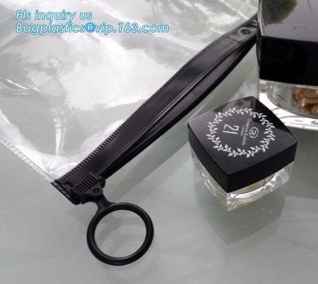 bolsos de la manija de los efectos de escritorio con la cremallera del resbalador, la bolsa de plástico del bolso de la cremallera del resbalador con el bolso/el resealab del resbalador de la cerradura de la cremallera de la cremallera/pvc