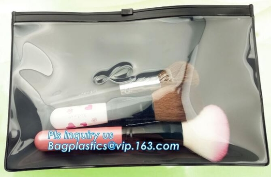 Bolso que se puede volver a sellar plástico impreso de la cremallera de la ropa del resbalador k, bolso que embala de Eva Plastic Slider Zipper Clothes con aduana