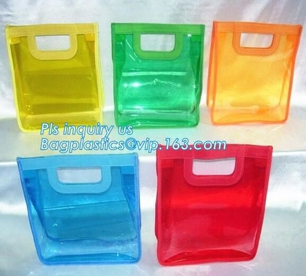 El empaquetado cosmético modificó bolso de empaquetado del PVC del viaje del resbalador del pvc claro del bolso para requisitos particulares/de la fabricación, bolso de empaquetado del pvc, cremallera del resbalador