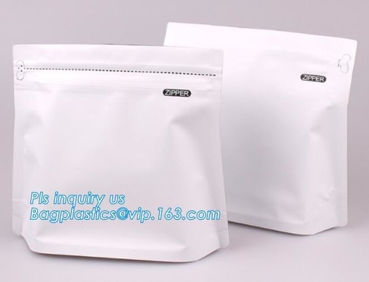 bolso de la cremallera del resbalador/bolso que embala plástico de la cerradura transparente de la cremallera para el fichero, ropa, bufanda, bolso plástico reconectable de la cremallera del resbalador
