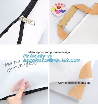 bolso del resbalador de la cremallera del PE k de la ropa interior que embala plástica, bolso del resbalador del pvc del bolso de la cremallera del artículo de tocador del vinilo del bolso de la cremallera, zipp del resbalador
