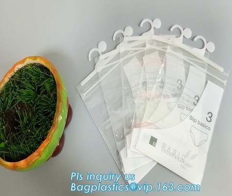 Bolsos de la cremallera del resbalador del bolso de EVA Plastic Promotional Gift Packaging con Ring Holder, cremallera respetuosa del medio ambiente Matt Pla plano del resbalador