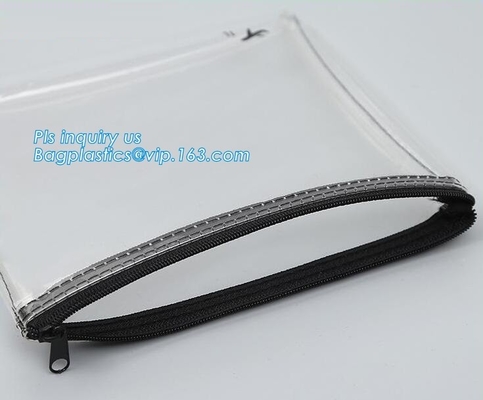 Bolso promocional del artículo de tocador del PVC con la cremallera y el resbalador, bolsos de la cerradura de la cremallera del resbalador del logotipo del OEM, 5 libras 10lb 15lb 20lb 25lb Sta plástico