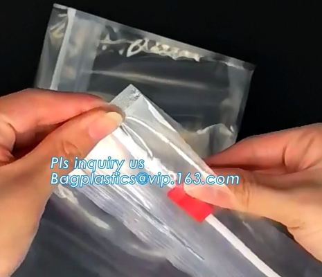Bolso promocional del artículo de tocador del PVC con la cremallera y el resbalador, bolsos de la cerradura de la cremallera del resbalador del logotipo del OEM, 5 libras 10lb 15lb 20lb 25lb Sta plástico